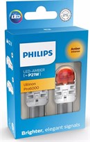 Philips Ultinon Pro6000 SI LED Pære P21W Orange (2 stk)